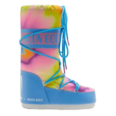 Vysoké zimní boty MOON BOOT Icon Tie Dye alaskan blue