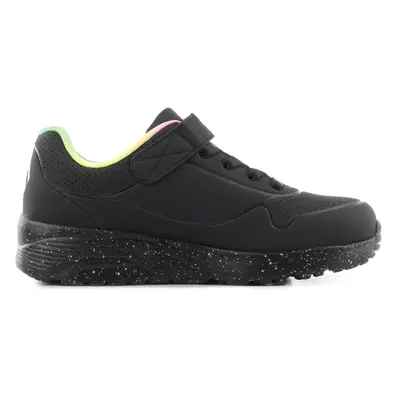 Dívčí rekreační obuv SKECHERS Uno Lite Rainbow Specks black multi rainbow