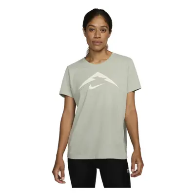 Dámské turistické triko s krátkým rukávem NIKE W NK DF TRAIL TEE-370 JADE HORIZON