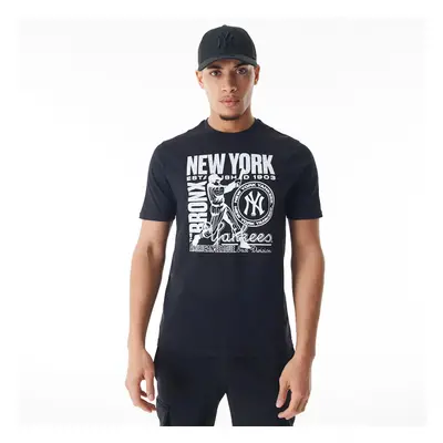 Triko s krátkým rukávem NEW ERA MLB Distressed graphic NEYYAN