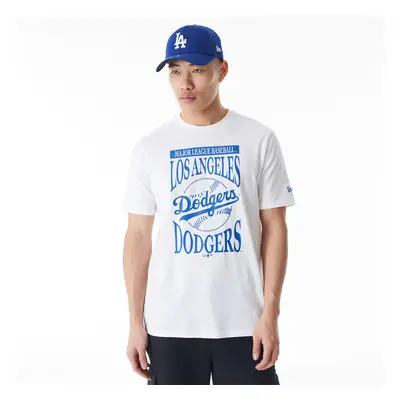 Triko s krátkým rukávem NEW ERA MLB Bball stack graphic tee LOSDOD