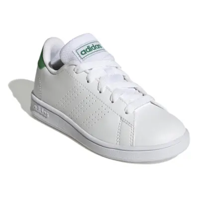 Juniorská rekreační obuv ADIDAS Advantage Court Jr cloud white green core black