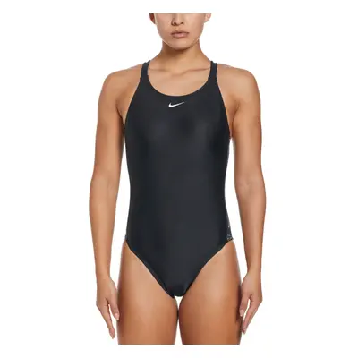 Dámské plavecké jednodílné plavky NIKE SWIM LOGO TAPE FASTBACK OP BLACK