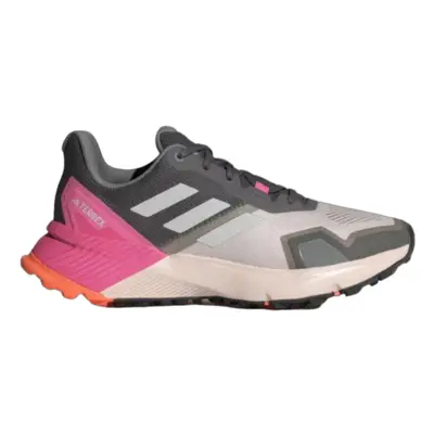 Dámská běžecká trailová obuv ADIDAS Terrex Soulstride putty mauve grey one pink fusion