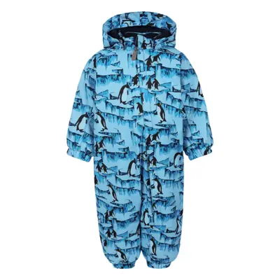 Chlapecký zimní overal COLOR KIDS Coverall, AOP, AF 10.000, light blue