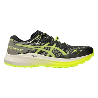 Pánská běžecká trailová obuv ASICS Fuji Lite 5 black safety yellow