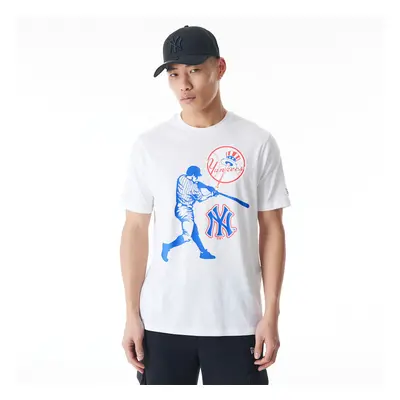 Triko s krátkým rukávem NEW ERA MLB Player graphic table tee NEYYAN