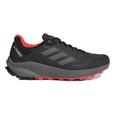 Pánska bežecká trailová obuv ADIDAS Terrex Trail Rider GTX core black grey four solar red