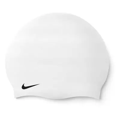 Plavecká čepice NIKE SWIM SOLID SILICONE CAP WHITE