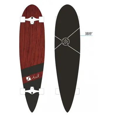 Longboard STUF LONG BEACH brown