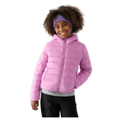 Dívčí bunda 4F JUNIOR DOWN JACKET-JWAW24TDJAF449-54S-PINK