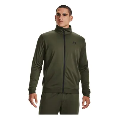 Pánská mikina se zipem UNDER ARMOUR SPORTSTYLE TRICOT JACKET-GRN