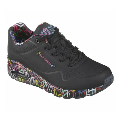 Dámská rekreační obuv SKECHERS Uno Loving Love black