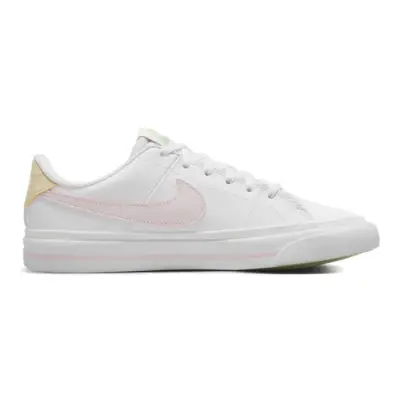 Dívčí vycházková obuv NIKE Court Legacy white pink foam honeydew