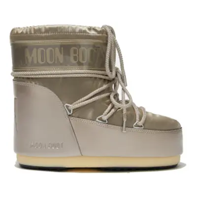 Dámské nízké zimní boty MOON BOOT MB ICON LOW GLANCE-B003 PLATINUM