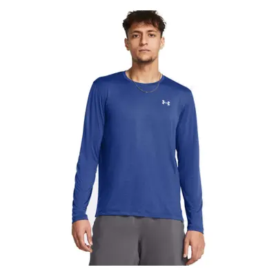 Pánské tréninkové tričko s dlouhým rukávem UNDER ARMOUR UA LAUNCH LONGSLEEVE-BLU