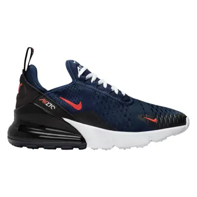 Chlapecká rekreační obuv NIKE Air Max 270 midnight navy black summit white picante red