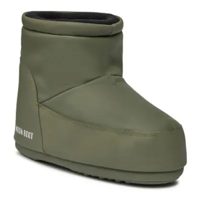 Kotníkové zimní boty MOON BOOT ICON LOW NOLACE RUBBER, 002 khaki