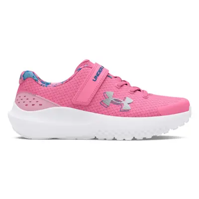 Dívčí sportovní obuv (tréninková) UNDER ARMOUR UA GPS Surge 4 AC Print sunset pink pink metallic