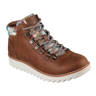 Dámské kotníkové zimní boty SKECHERS Mountain Kiss Alpha Star brown