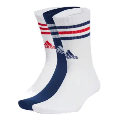 Ponožky ADIDAS 3 PACK-SPW CRW-WHITE NAVBLU WHITE B