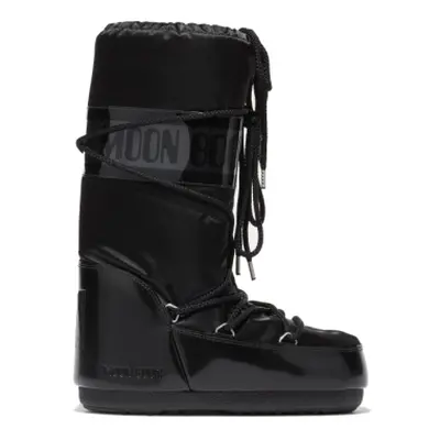 Juniorské vysoké zimní boty MOON BOOT MB ICON GLANCE -JR-N001 BLACK