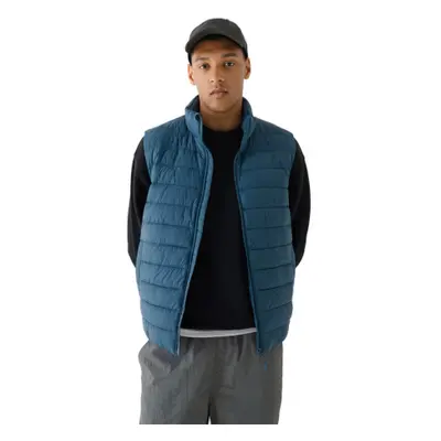 Pánská vesta 4F VEST JACKET-WAW24TVJAM145-46S-TEAL