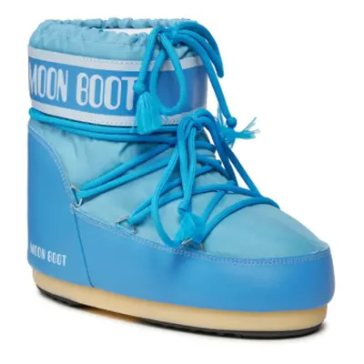 Kotníkové zimní boty MOON BOOT ICON LOW NYLON, 015 alaskan-blue