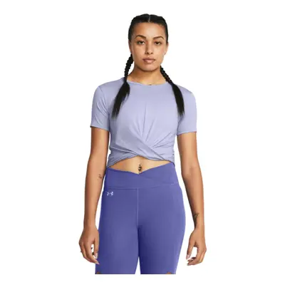 Dámské tréninkové triko s krátkým rukávem UNDER ARMOUR Motion Crossover Crop SS-PPL