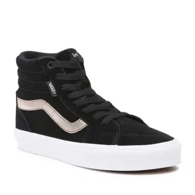 Dámská vycházková obuv VANS WM Filmore HI (Suede Metallic) black