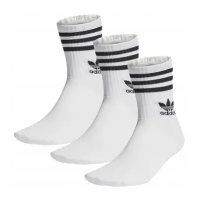 Ponožky ADIDAS ORIGINALS 3 PACK-CREW SOCK-WHITE