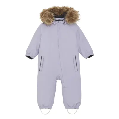 Dívčí zimní overal COLOR KIDS Coverall W. Fake Fur-741590.6053-Languid Lavender