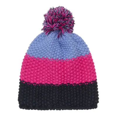 Dívčí zimní čepice COLOR KIDS Hat - Colorblock-5381-Pink Glo