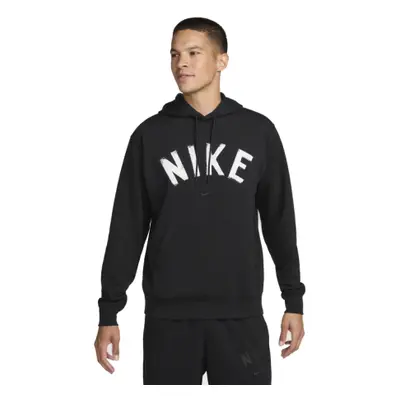 Pánske zateplené tepláky NIKE M NK DF SWOOSH FLEECE PO HOOD-010 BLACK BLACK WHITE