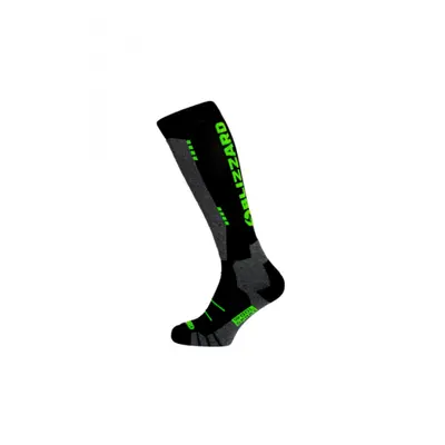 Lyžařské podkolenky (ponožky) BLIZZARD Wool Sport ski socks, black green