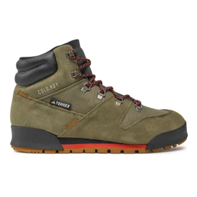 Pánská vysoká turistická obuv ADIDAS Terrex Snowpitch C.Rdy olive strata bronze strata orange