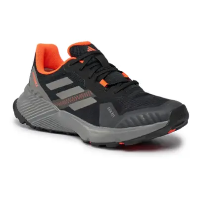 Pánská běžecká trailová obuv ADIDAS Terrex Soulstride Rain.Rdy core black grey four solar red