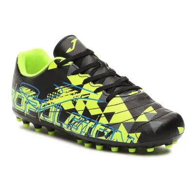 Chlapecké fotbalové kopačky outdoorové JOMA Propulsion Jr FG black yellow fluor