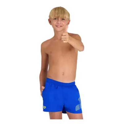 Juniorské plavecké boxerky ARENA BOYS BEACH SHORT LOGO R Blue