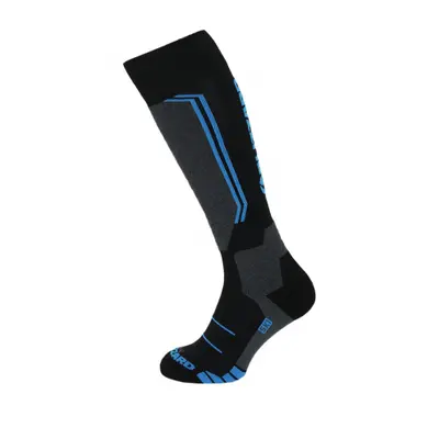 Lyžařské podkolenky (ponožky) BLIZZARD Allround wool ski socks,black anthracite blue