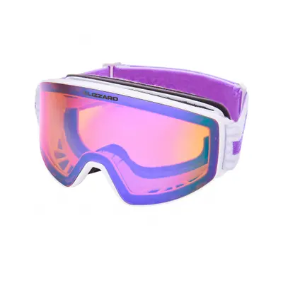 Lyžařské brýle BLIZZARD Ski Gog. 931 MDAZO, white shiny, rosa2, purple REVO