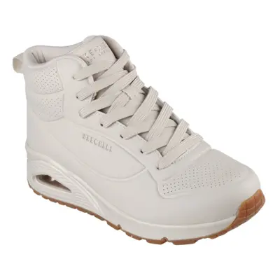 Dámská rekreační obuv SKECHERS Uno Lace Up High off white