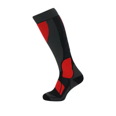 Lyžařské kompresní podkolenky BLIZZARD Compress 120 ski socks, black grey red