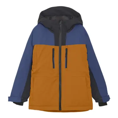 Chlapecká lyžařská bunda COLOR KIDS Jr. Ski Jacket - Colorblock-3042-Marmalade