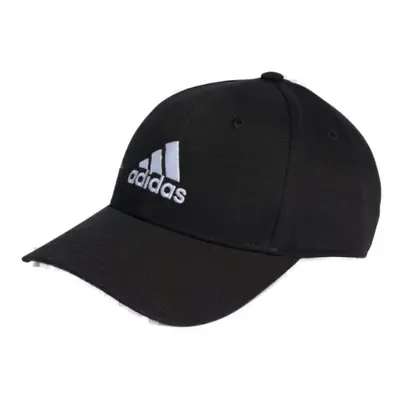 Kšiltovka ADIDAS BBALL CAP COT BLACK WHITE