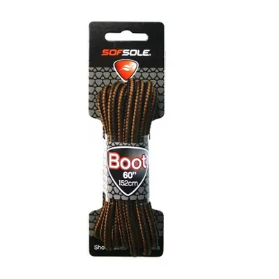 Tkaničky do bot SOFSOLE LACES OUTDOOR 801966 DARK BROWN WAXED 114 CM