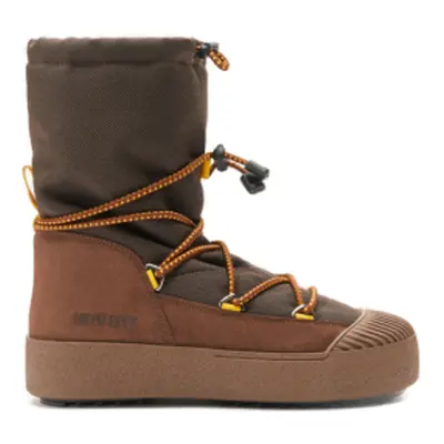 Pánské vysoké zimní boty MOON BOOT MB MTRACK POLAR CORDY-002 BROWN