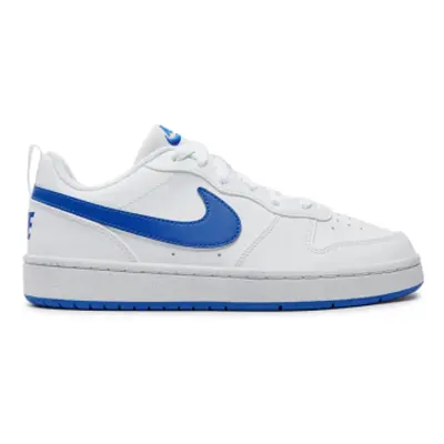 Chlapecká rekreační obuv NIKE Court Borough Low Recraft white hyper royal