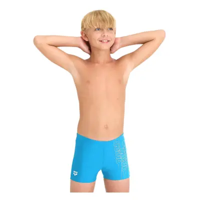 Juniorské plavecké boxerky ARENA BOYS SWIM SHORT GRAPHIC Blue