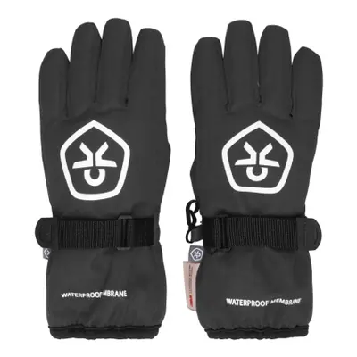 Dětské lyžařské rukavice COLOR KIDS Gloves-Waterproof-5458.140-black